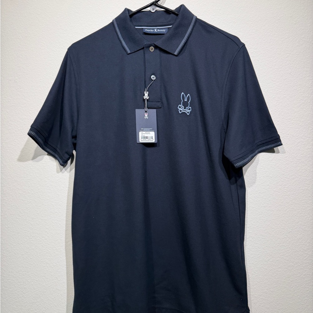 Psycho Bunny Men’s Navy Polo Shirt